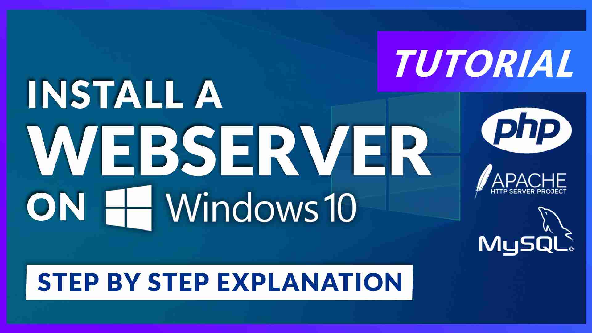 apache web server windows tutorial